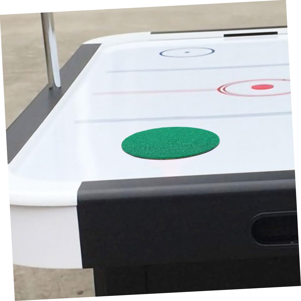 Yardwe Hockey Flannel Air Hockey Pushers Handles Self-Adhesive Mallet Pads Self-Adhesive Mallet Felt Pads