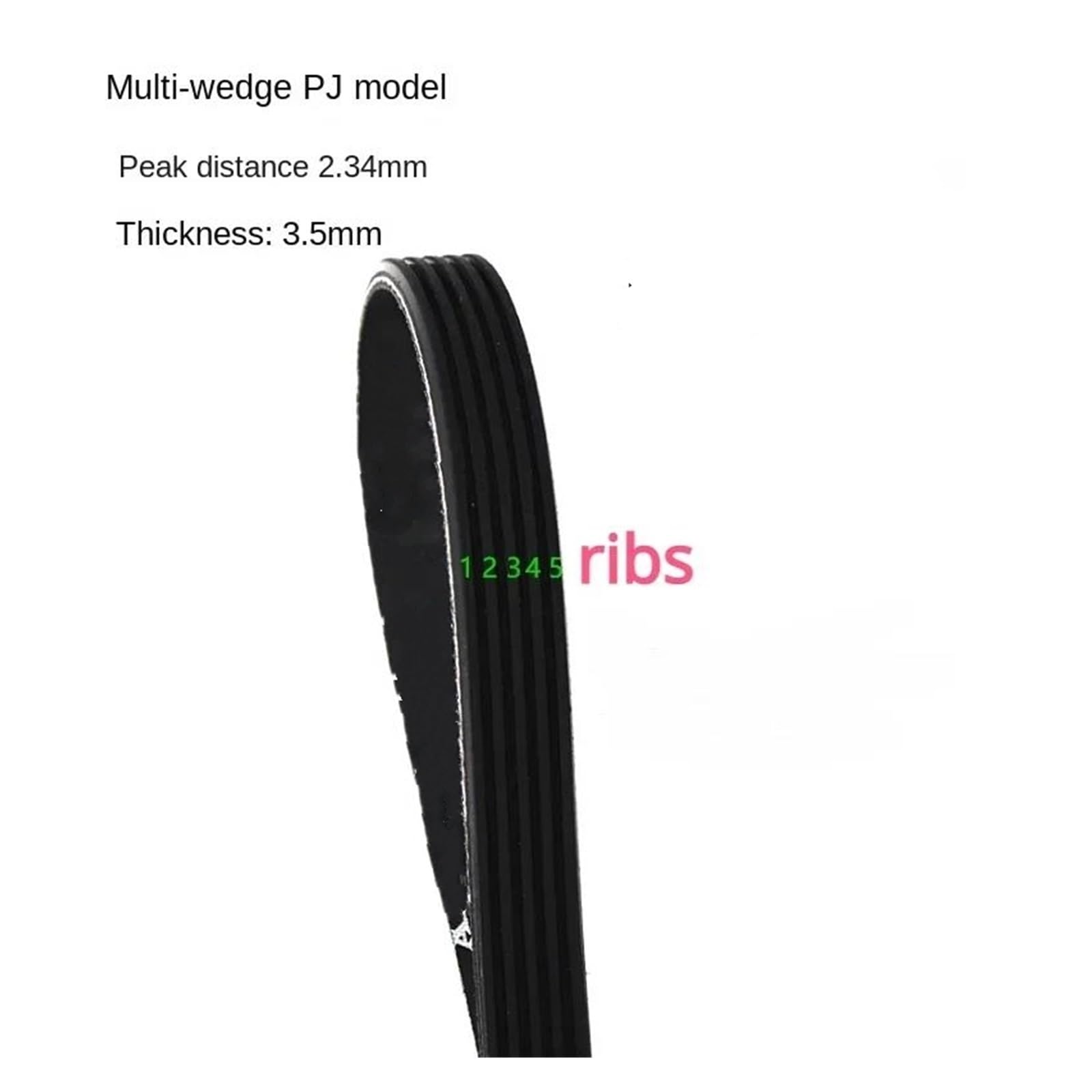 Cinghie Di Trasmissione Per Moto Nastro trasportatore per tapis roulant 210J 215J 220J 225J 230J 235J 240J 245J 250J 255J 260J 265J 270J | 250J-PJ635,10ribs