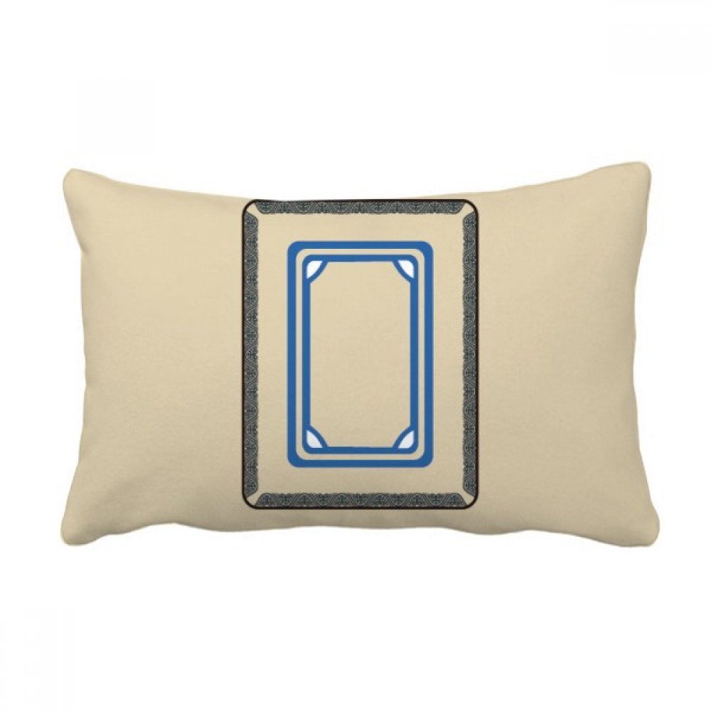 Coussin de mahjong décoratif idée cadeau originale pour amateurs de jeux de société et déco