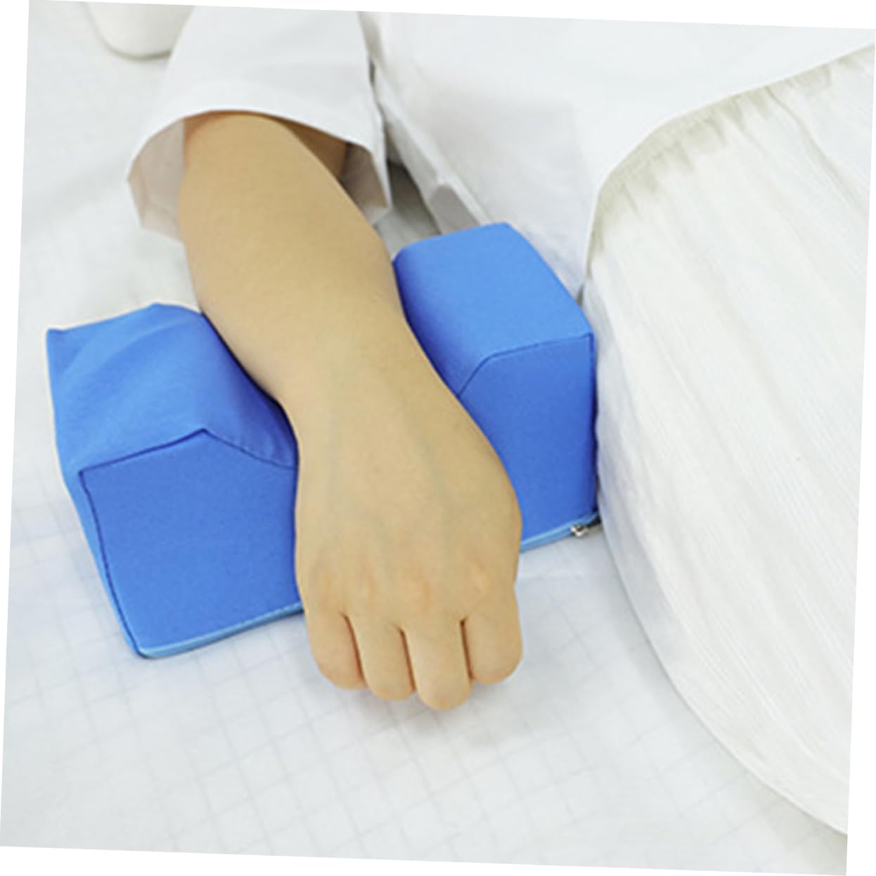 2Pcs Leg Elevation Pillows for Foot Support Cushions for Ankle Protection Comfortable Lifting Pads for Bedridden Patients Alleviate Foot and Swelling Blue