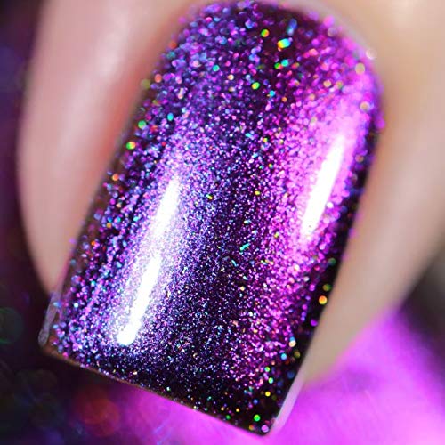 Image of ILNP Tilted (H) - Purple to Orange Holographic Ultra Chrome Nail Polish