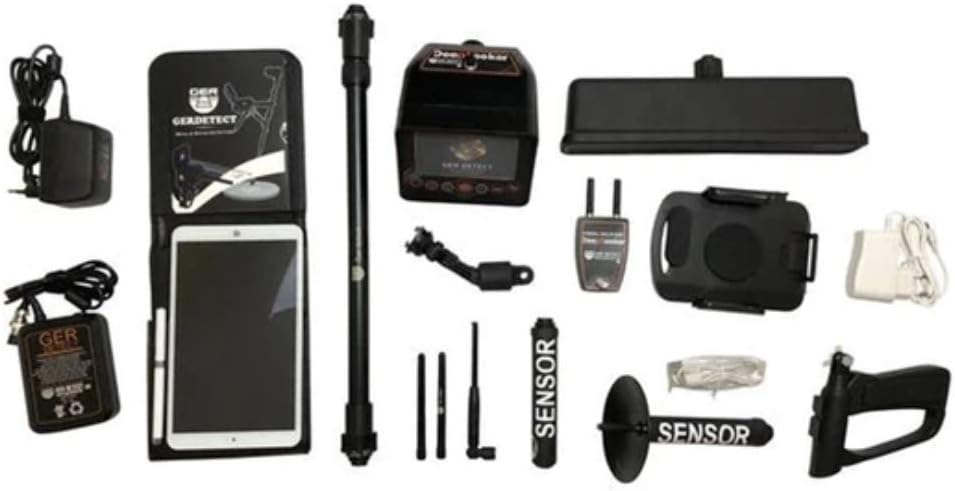 GER DETECT DEEP Seeker Professional Geolocator Long Range Metal Detector - Underground Depth Scanner & Distance Targeting - Find Gold, Silver, Coins, Jewelry, Cavity, Larger Treasure