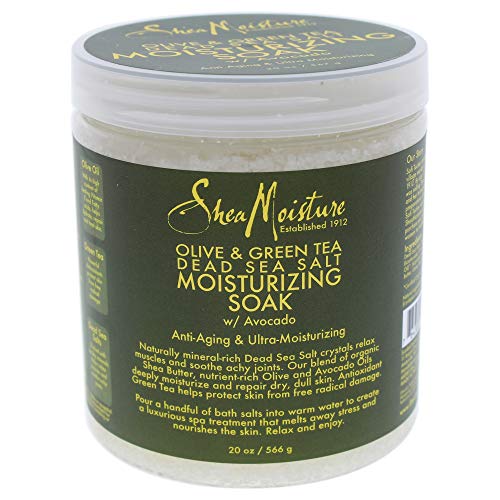 Shea Moisture Olive & Green Tea Dead Sea Salt Moisturizing Soak for Unisex