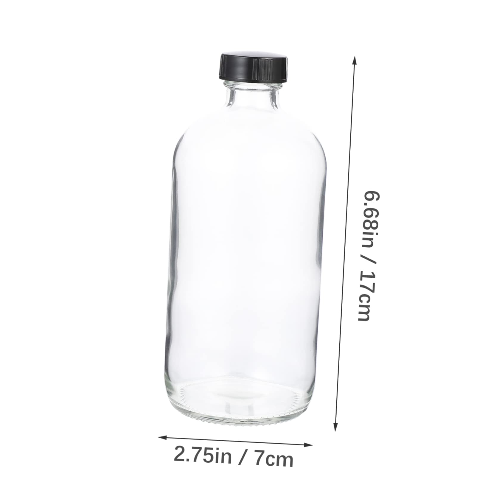 Ciieeo Set of 6 Bottles Style Chemical Sampling Bottles Smooth Finish Non-slip for Education Use Random Color