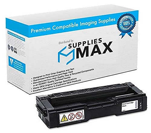 Compatible Replacement for Ricoh Aficio SP-C231/SP-C232/SP-C242/SP-C310/SP-C311/SP-C312/SP-C320/SP-C340/SP-C342 Black Toner Cartridge (6500 Page Yield) (Type C310HA) (406475)