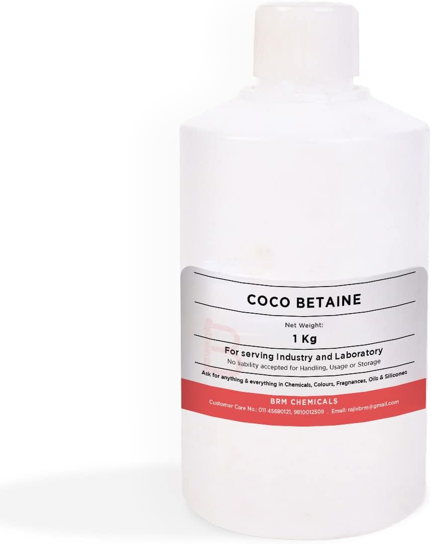 BRM Chemicals Coco Betaine - 1 KG For Soap Making, Shampoo Making, Cosmetic Making & DIY Personal Care For Face, Hair, Skin & Body