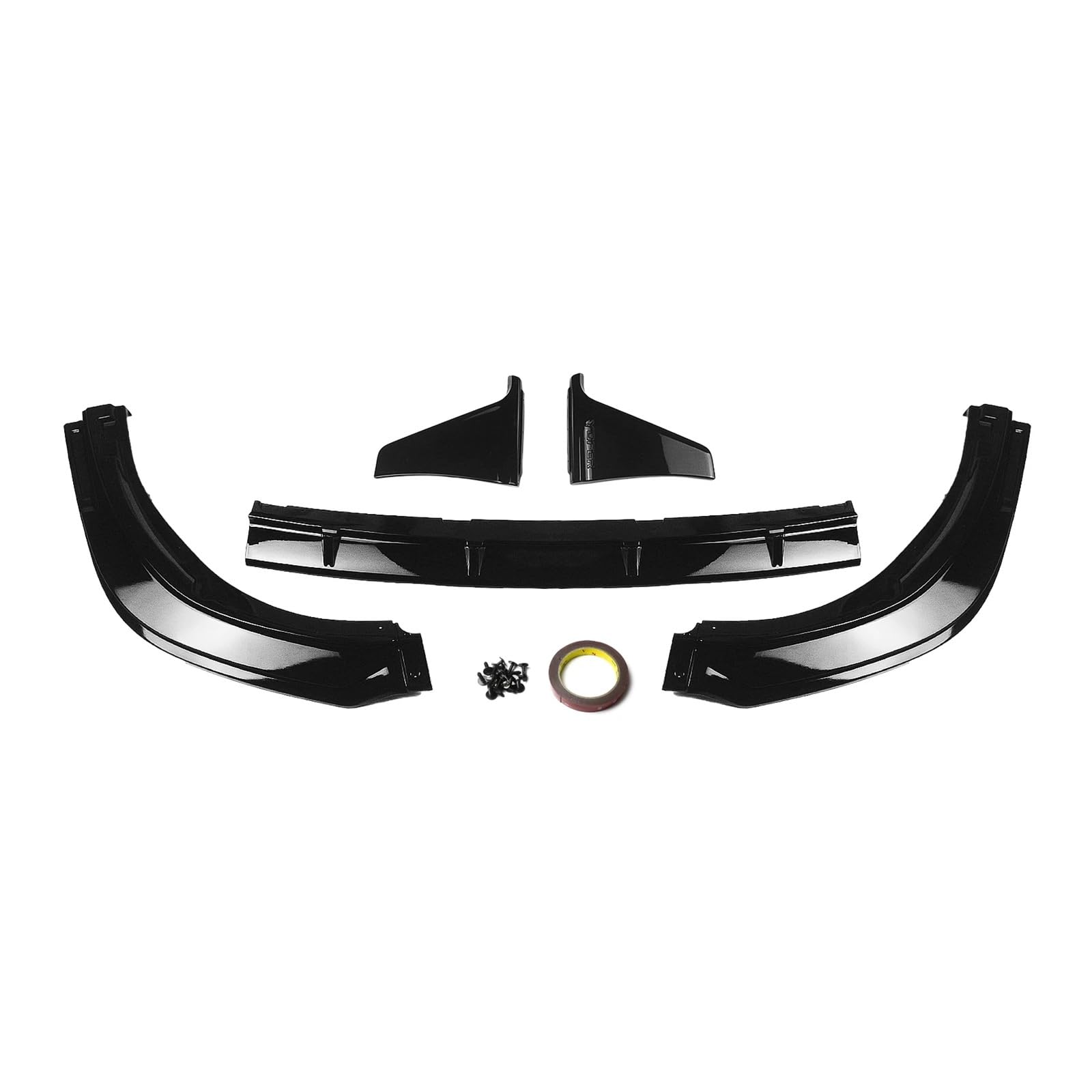 front bumper front bumper spoiler splitter lip compatible  car lower body kit