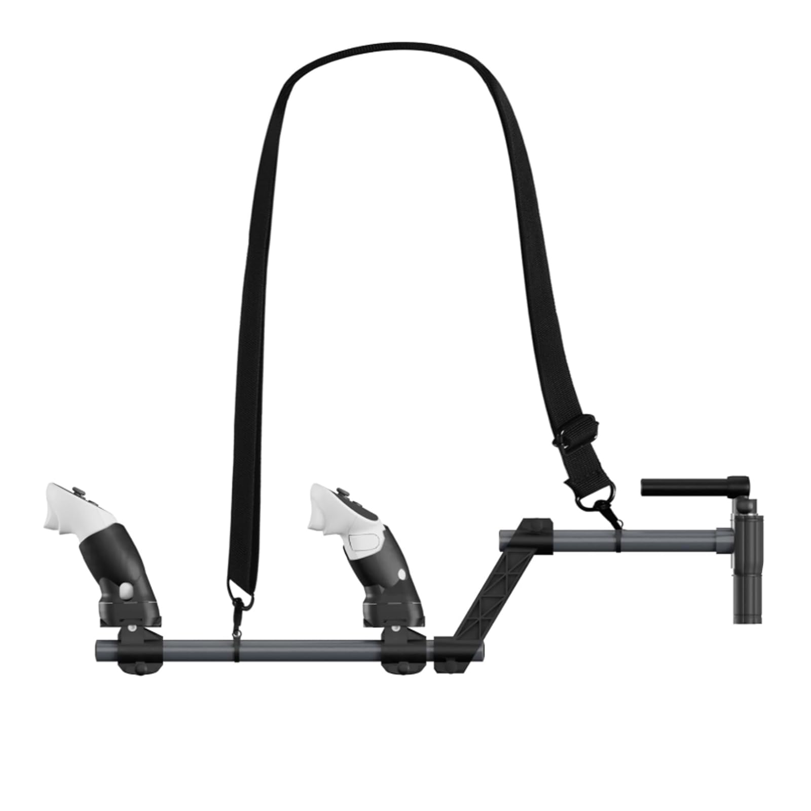 Baomaeyea VR Gunstock for Meta Quest 3/Quest 3S,Gun Stock Compatible with VR Meta Quest3/Quest3S Controller Grips for Enhance Stability and Control Magnetic Stock Rifle Adapter