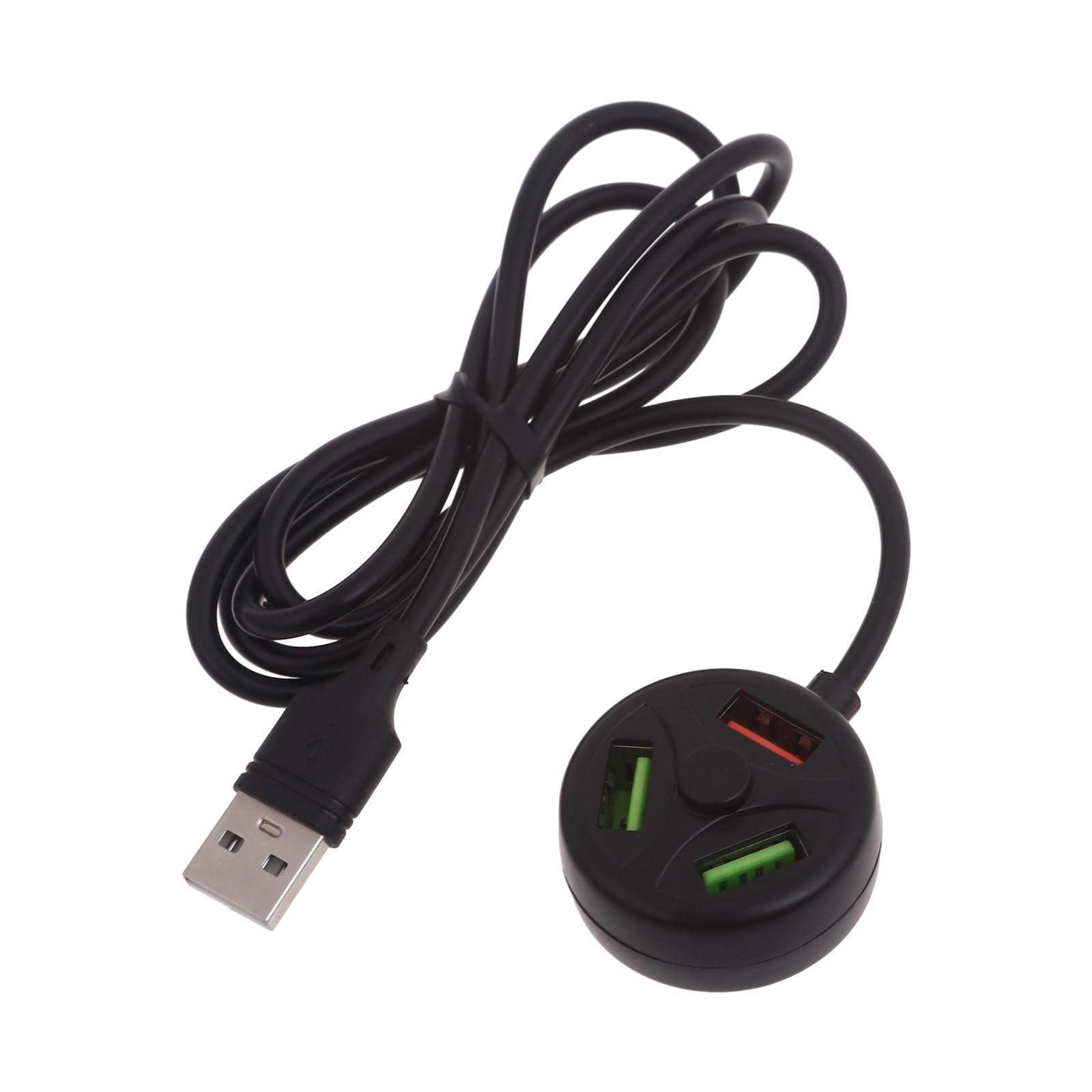 Multi Device USB Charging Hub with 3 Ports Multi USB Charger Port USB Splitter USB Extender 118cm 46