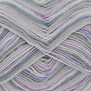 King Cole Big Value Baby 4Ply Print 100g Acrylic Knitting Yarn (2572 Princess)