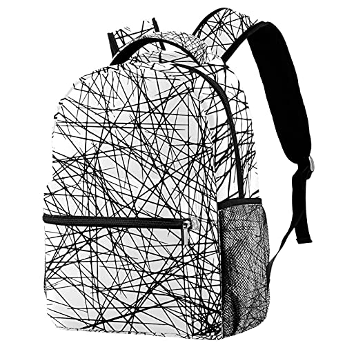 Sac à dos de voyage pour campus avec motif géométrique abstrait