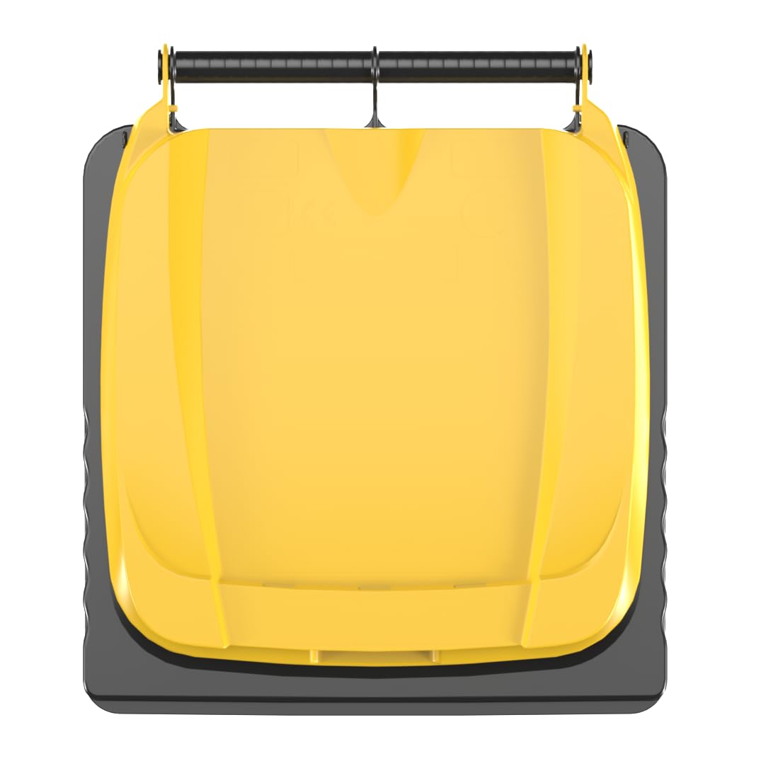 SULO Couvercle pour poubelles en forme Euro2 pour poubelle de 120 litres (jaune)