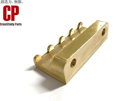 Creatifinity parts CTSC-1 ブラス製 極厚ファットタイプ トレモロクロー スプリングハンガー フロイドローズ等に 真鍮 CTSC-1