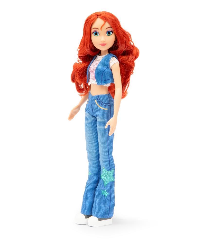 Winx – Bloom Iconic, Bambola 27 cm Snodata con Top e Jeans a Zampa della Serie TV, Giocattolo per Bambina e Bambini dai 4 Anni