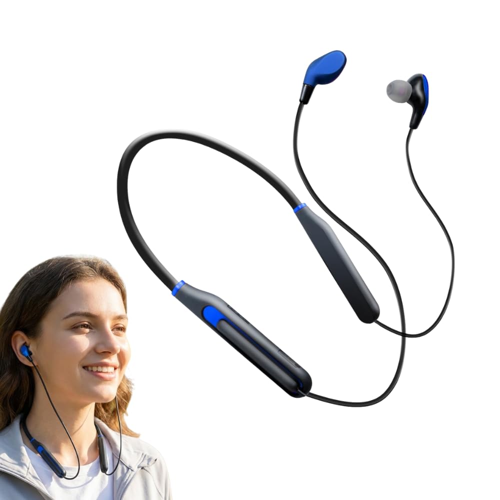 Drumstone (𝐒𝐩𝐞𝐜𝐢𝐚𝐥 𝟏𝟓 𝐘𝐞𝐚𝐫𝐬 𝐖𝐚𝐫𝐫𝐚𝐧𝐭𝐲 Bluetooth Wireless Neckband Earphones with in-Ear Stereo Sound, Sweatproof Sports Headset with Mic for Android and Smartphones-picture-33