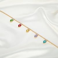 Vista 4 de Christmas Necklace For Women Chrismas Light Bulb Choker Christmas Tree Pendant Necklace