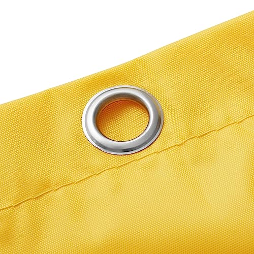 Dryser Replacement Commercial Janitorial Cleaning Cart Bag, Heavy-Duty Vinyl Bag with Zipper for Model 503C - Yellow