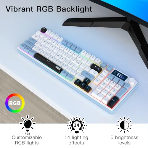Teclado Gamer GK210 AOC Inalámbrico RGB 98 Teclas miniatura 2