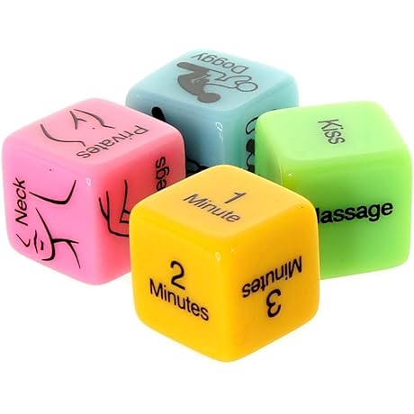 Little Genie Productions LIG72592: 4 Sex Dice - Spice up Your Nights with Exciting Adventures