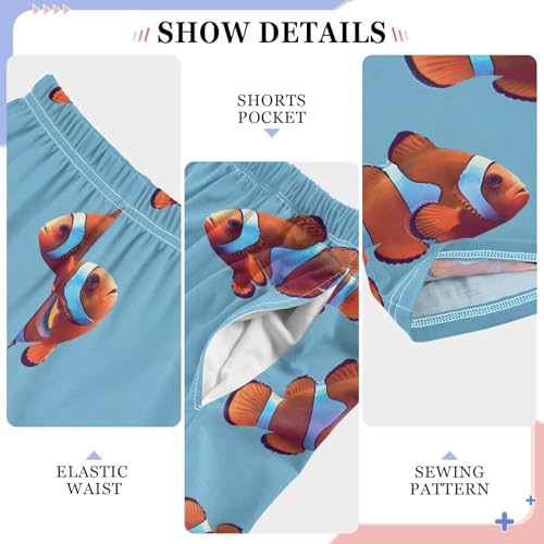 ALAZA Benthic Fauna 8 Pajamas Bottoms with Pockets Comfy Pjs Sleepwear Elastic Waistband Pajamas Pants Lounge Pants for 6-14 Years4