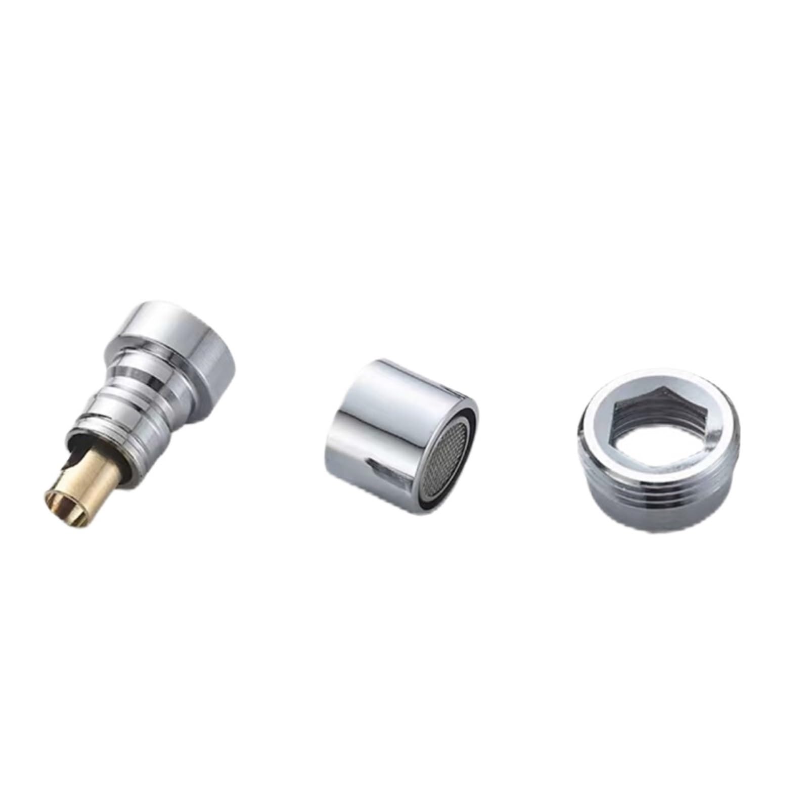 Angle Valve Brass Angle Valve Inlet Bathroom Outlet G1/2 Wash Basin Sink Diverter Kitchen Water Stop Faucets for Warmer System(Silver Nozzle)
