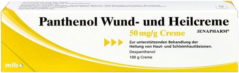 Panthenol Wound and Healing Cream JENAPHARM 100 g Cream
