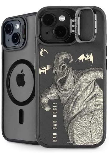 Skinit Kickstand Phone Case Compatible with iPhone 13 - Officially Licensed Disney The Nightmare Before Christmas Jack Skellington Face Art Design