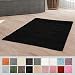 Produktbild Taracarpet Hochflor Langflor Shaggy Teppich geeignet für Wohnzimmer Kinderzimmer und Schlafzimmer flauschig und pflegeleicht schwarz 120x170 cm