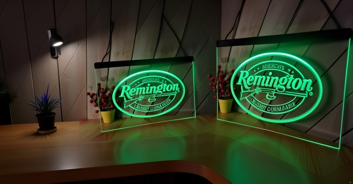 Firearms Hunting Signs Custom, LED Neon Wall Light Man Cave Up Neon Sign Bedroom Bar Party Christmas Wedding Night Light Teen Girl Room Decor Aesthetic (40x30cm)