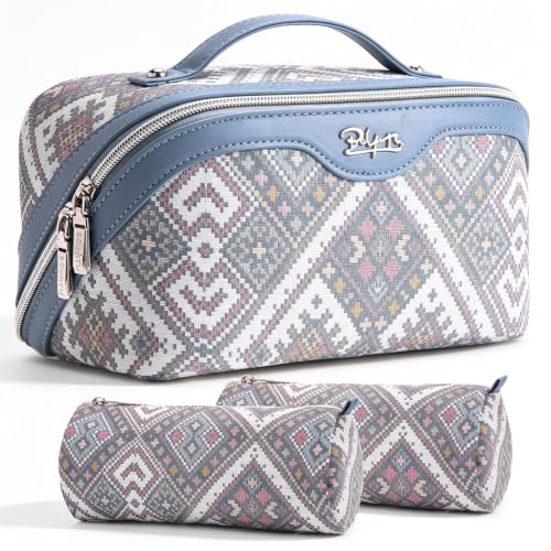 BOYATU Travel Makeup Bag Organizer: Boho Large Capacity Cosmetic Bag Sets
