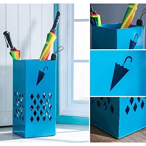 Porte-parapluies sur pied en fer de grande capacité pour hall d'hôtel et bureau - 5
