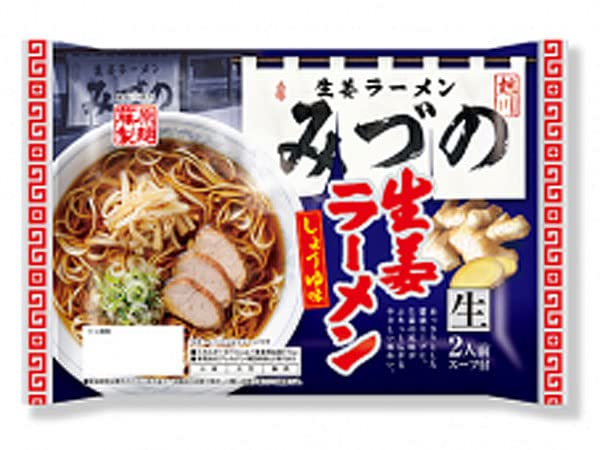 藤原製麺 旭川ラーメン みづの (生麺 スープ付 生姜しょうゆ味）