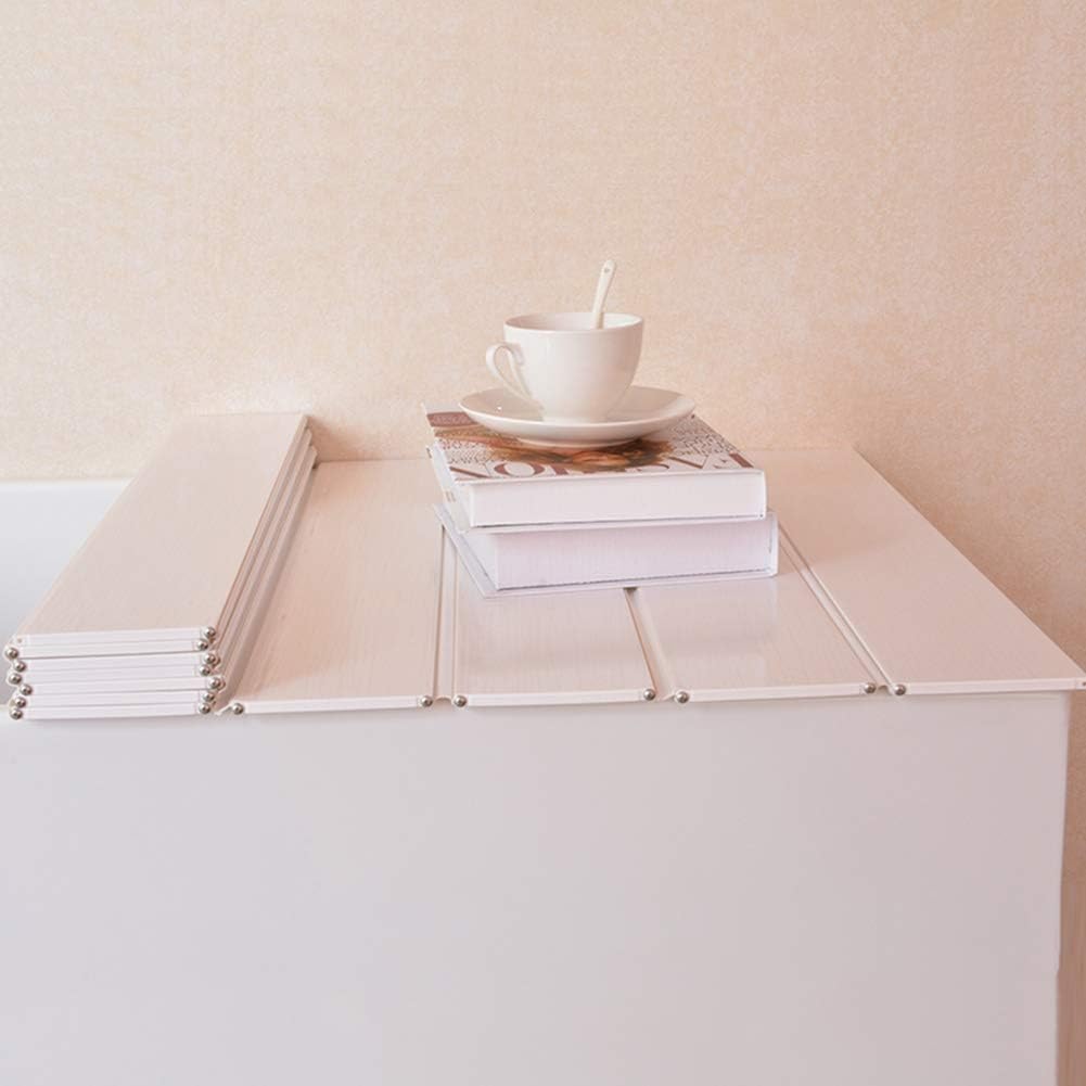 PVC Bathtub Cover Bathtub Insulation Board Folding Dust-Proof Cover Bathroom Trays Essential Bath Accessories 23 Sizes (Color : White Size : 143x70x0.6cm) (White 165x75x0.6cm) image 3