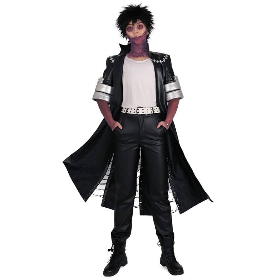 Amazon | Miccostumes 男性 ヴィラン 悪役 コスプレ 衣装 セット