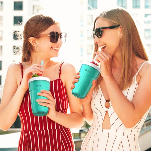 UKKISO Slushie Maker Cup Slush und Shake Maker mit Deckel, DIY Slushie Becher mit Gefrierkern für schnell gefrorene hausgemachte Einzelportion Slushies, Frucht-Smoothies und Milchshakes in Minuten, – Bild 8