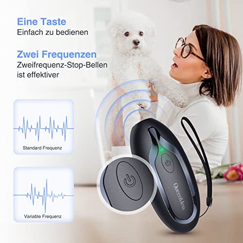 Bubbacare Anti Bell Gerät Hunde - Ultraschall Bis 15m, 3 Stufen, Für Innen & Außen