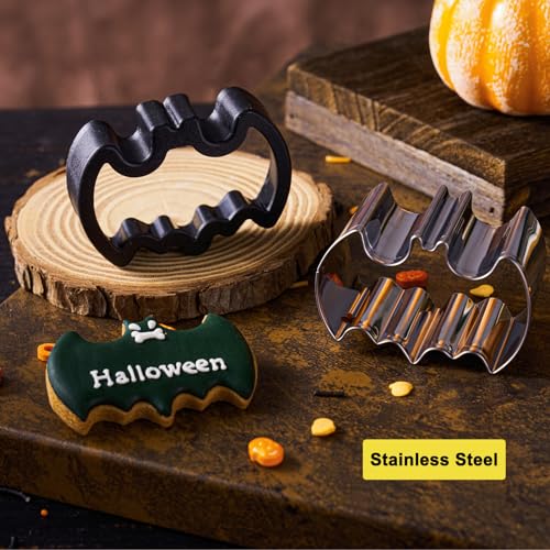 Etersion HALLOWEEN COOKIE CUTTERS 9 Pieces 2 Inch To 3 Inch thumb #4