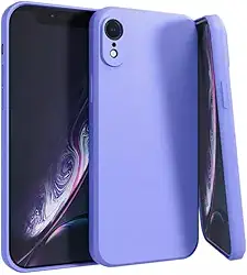 Capa Capinha Silicone Aveludada Compatível Com iPhone XR Premium (LILAS)