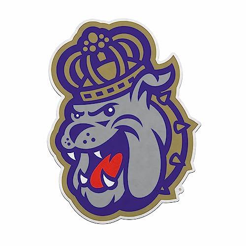 Rico Industries NCAA James Madison Dukes Primary Shape Cut Pennant - Home and Living Room Décor - Soft Felt EZ to Hang