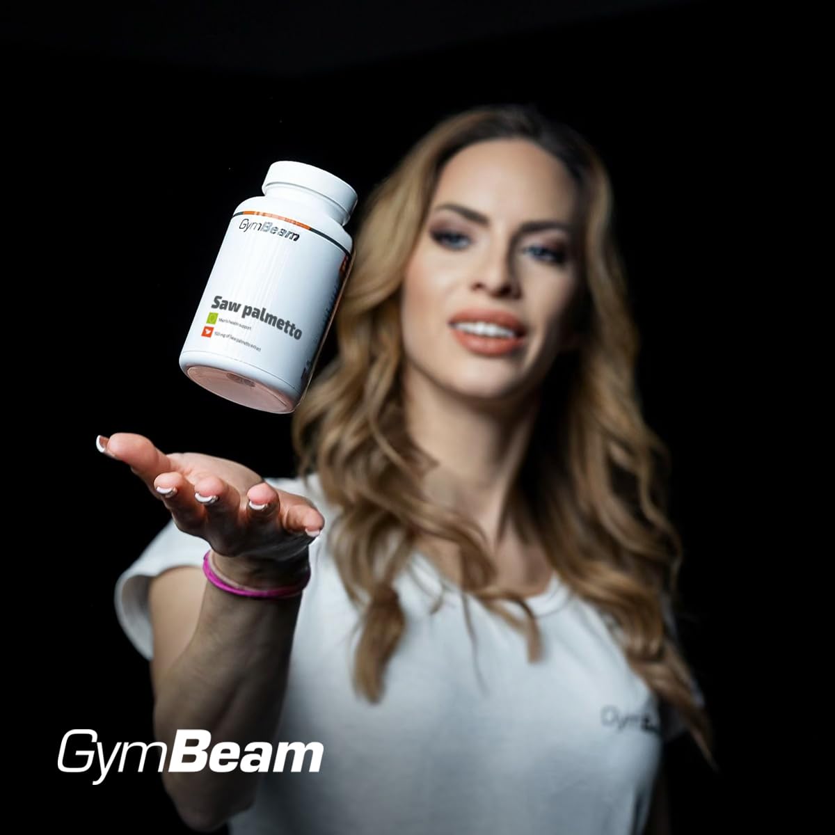 GymBeam Palmetto della Florida Capsule 150 mg - Estratto di Serenoa Repens - Integratore Vegano Ricco di Acidi Grassi e Flavonoidi per il Benessere Maschile - 90 capsule