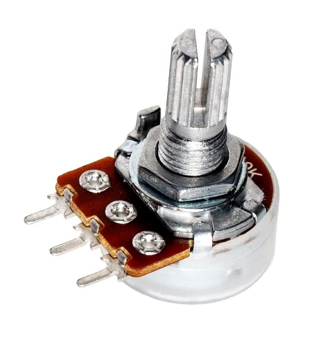 QBM 10K ohm potentiometer, single variable resistor (Round) pack of 2 (B0B1CZ5JJD) Amazon Price History, Amazon Price Tracker