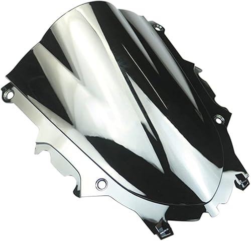 Miniatura 5 de Deflectores de viento de doble burbuja para motocicleta, parabrisas para Yamaha YZF R3 R25 2019 2020 (negro)