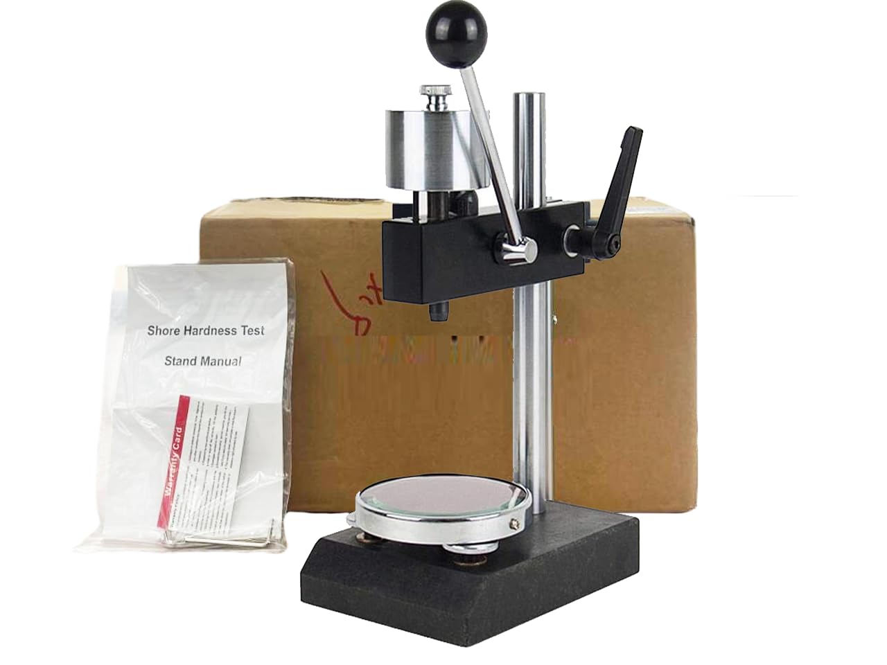 VTSYIQI Shore Hardness Tester Stand Hardness Tools Shore A and C Durometer Stand Shore Type A C Durometer Hardness Test Stand for Test Durometer