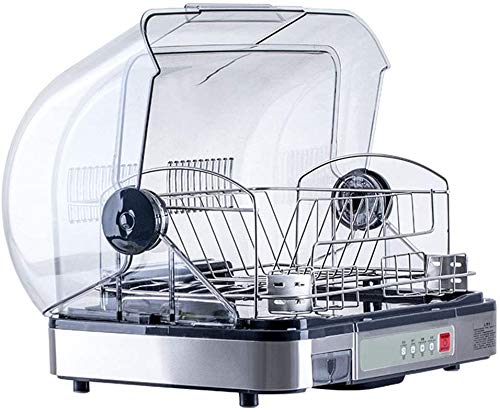 Kitchen 800W Compact Portable Countertop Dishwasher Disinfection with Shelves And Silverware Basket