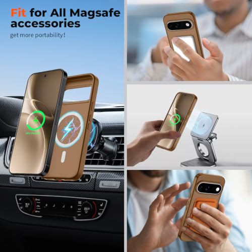 Image of SUPFINE Magnetic for Google Pixel 11 Case - Brown