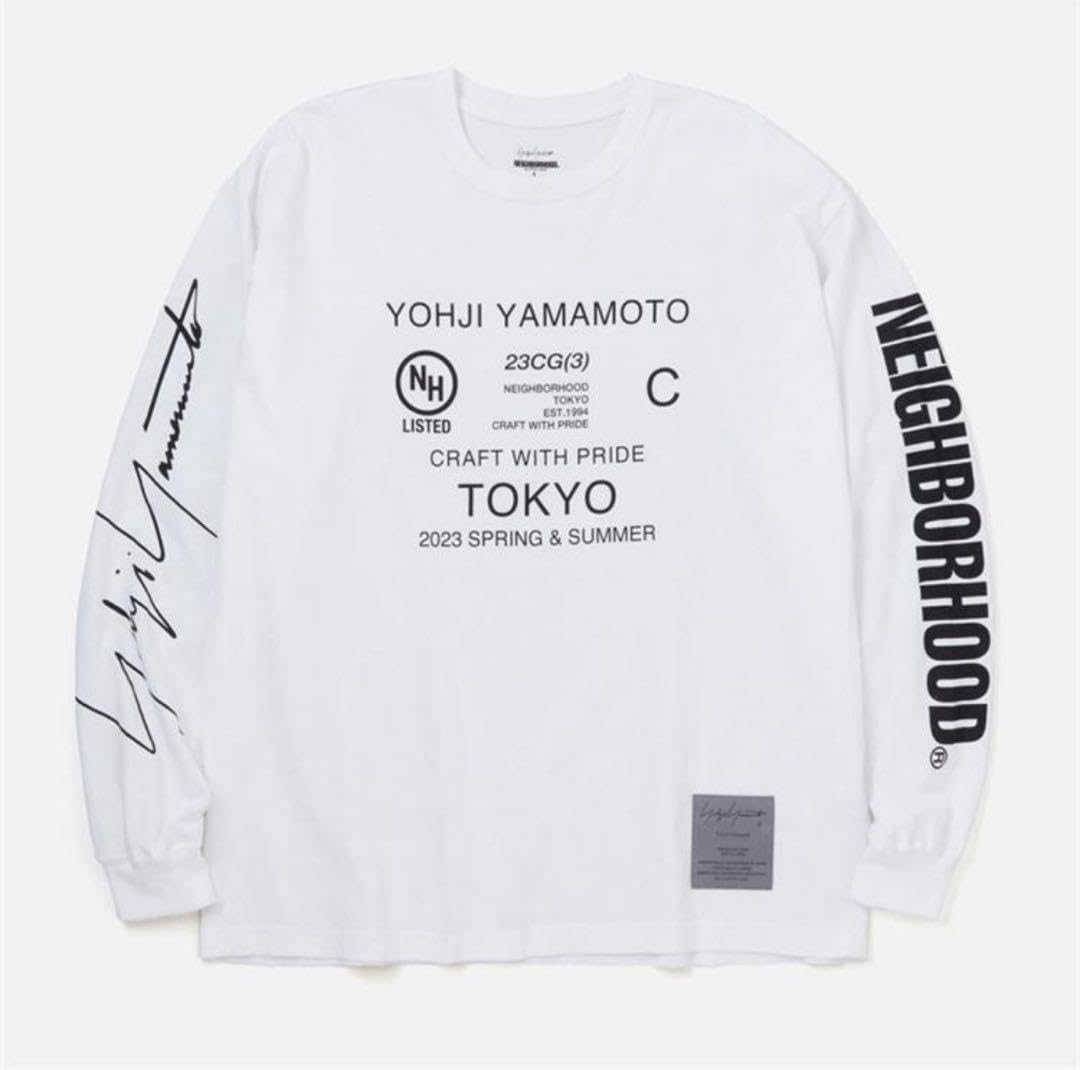 Amazon.co.jp: Yohji Yamamoto neighborhood ネイバーフッド ロンT L 