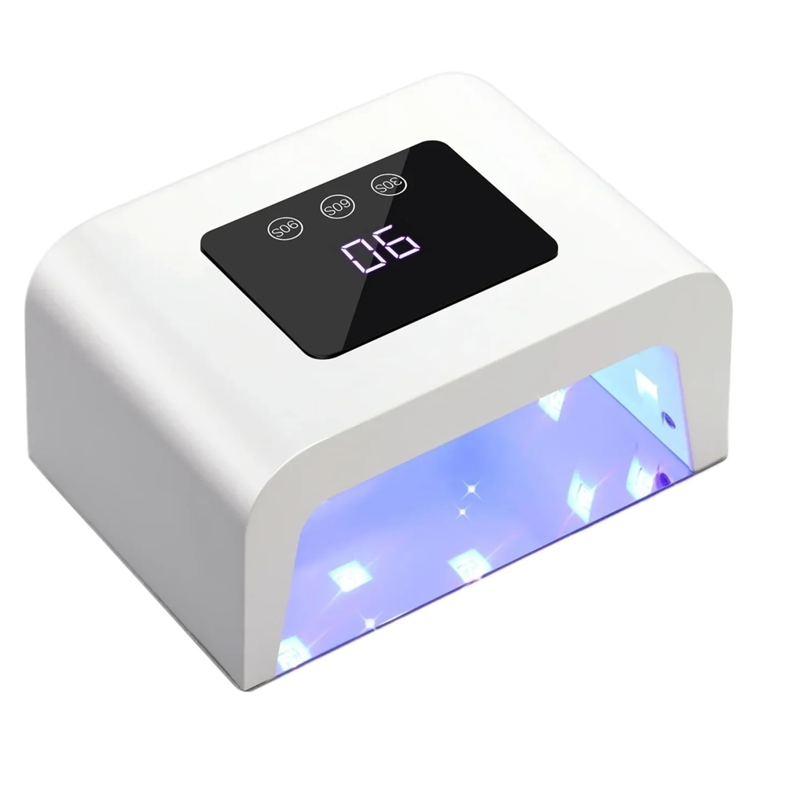 UV LED Nail Lamp Professional 15W Dryer with LCD Touch Screen and 3 Timing 15 LEDS Manicure Tools(WE)