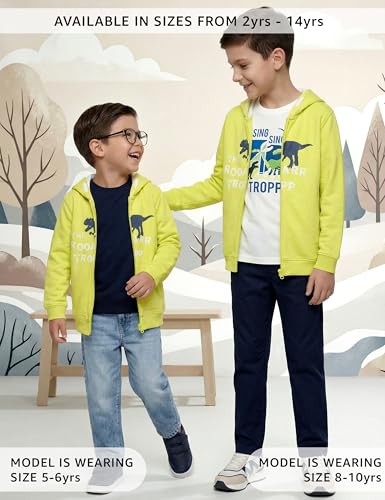 Image of Amazon Brand - Symbol Boys Hooded & Round Neck Full Sleeves Sweatshirts - 100% Soft Original Disney Print Sweatshirt for Boys
