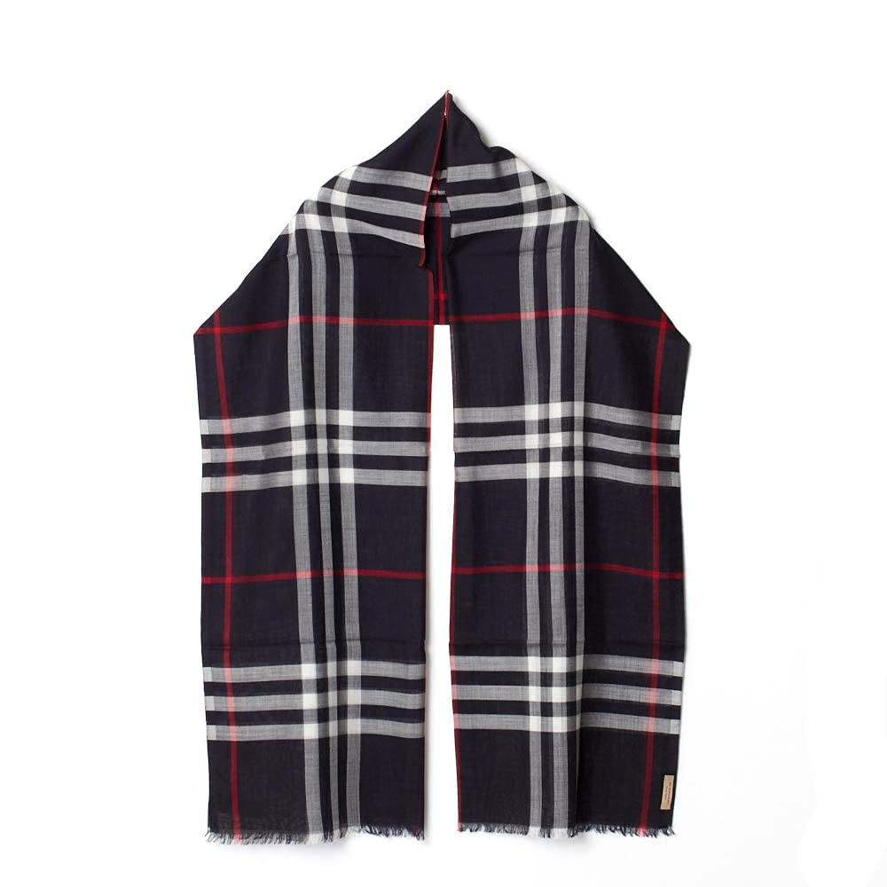 Amazon | (バーバリー) BURBERRY マフラー 3995485 GAUZE GIANT CHK  
