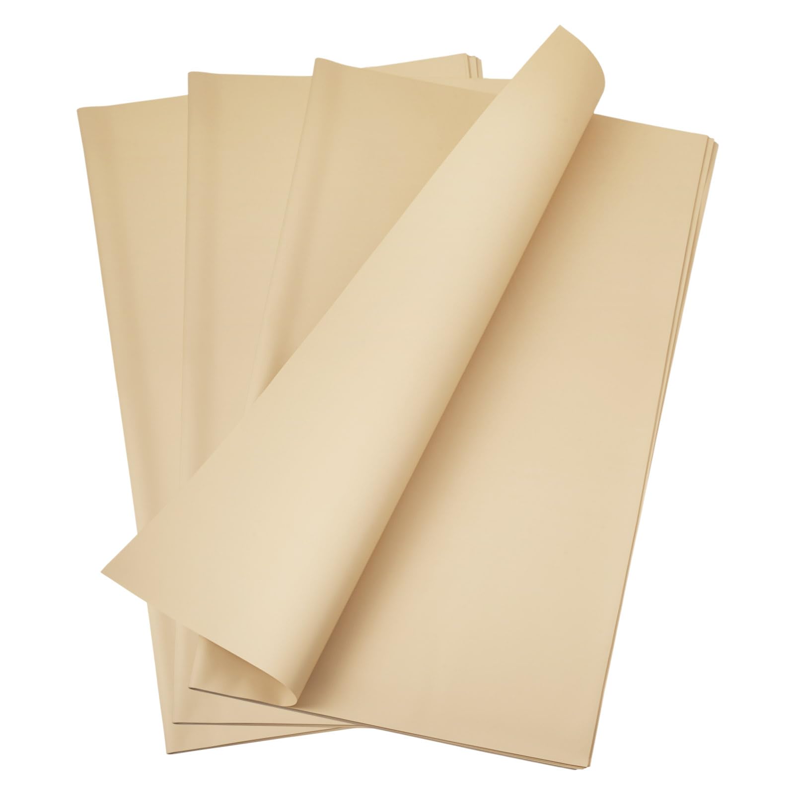 Sparkeads 20 pcs Waterproof Flower Wrapping Paper 560x560mm Florist Papers Square Floral Wrap Paper for Gift Bouquet Packaging Wedding Birthday Party Decoration,Blanched Almond